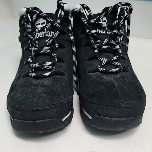 Timberland Women's Black and White Low Top Boots Sz 9 - Picture 1 of 10